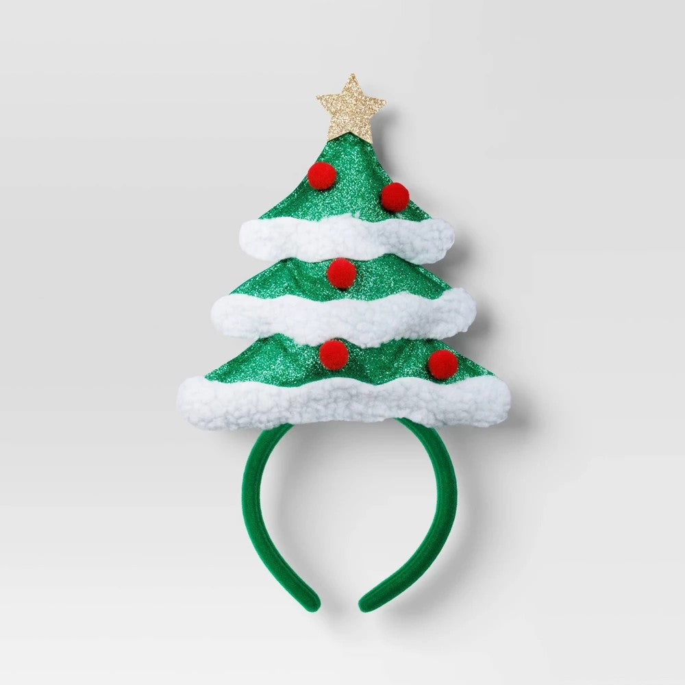 Wondershop 13" Lit Christmas Tree Headband