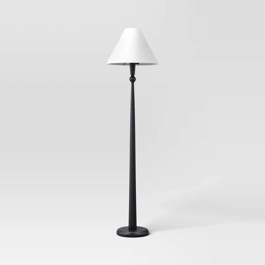 Threshold Textured Cast Metal Floor Lamp