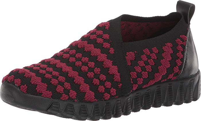 Bernie Mev. Amie Women's Shoes, Black Burgundy, Size 35