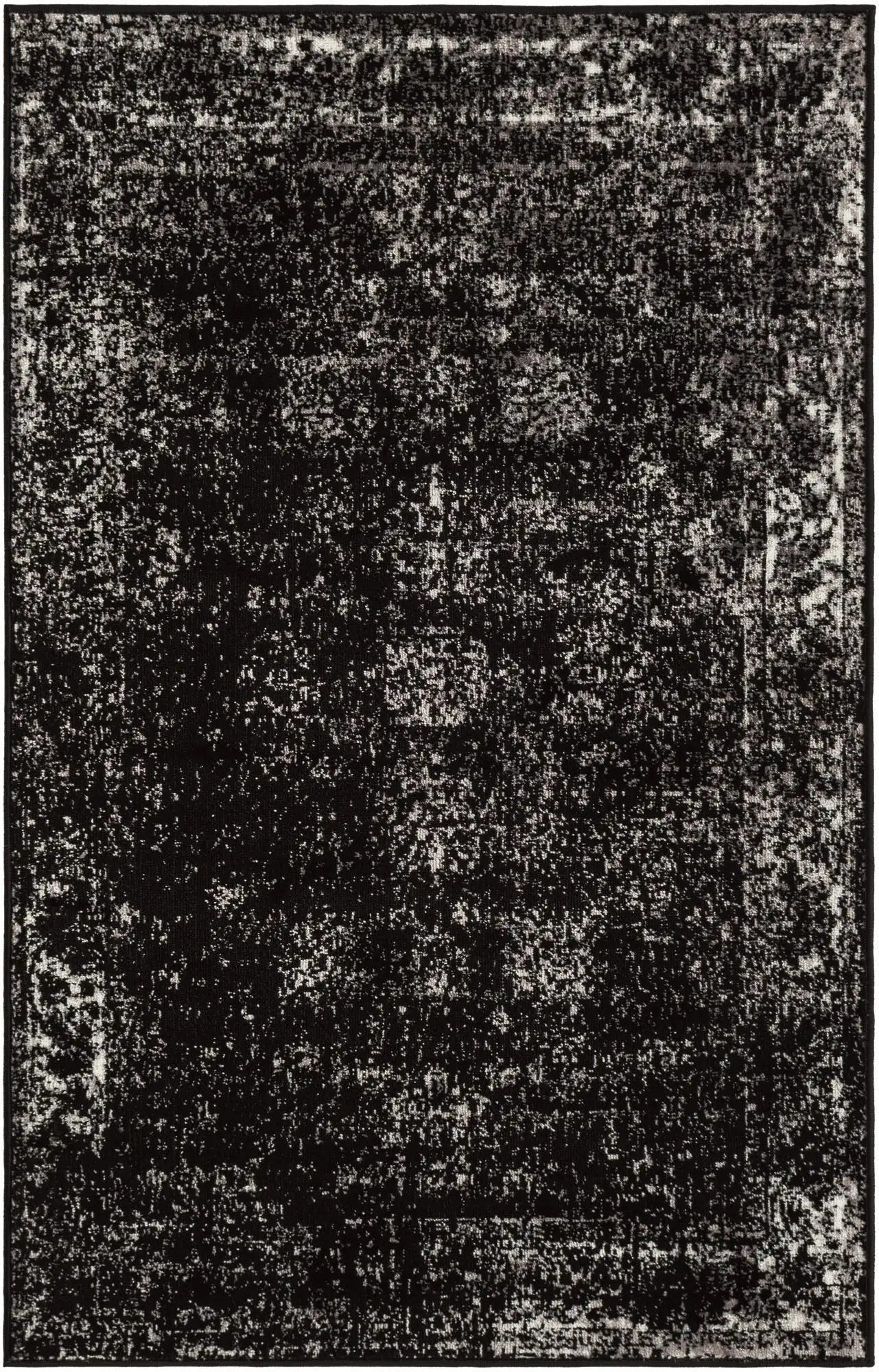3' x 5' 3 Monte Carlo Rug (Black)