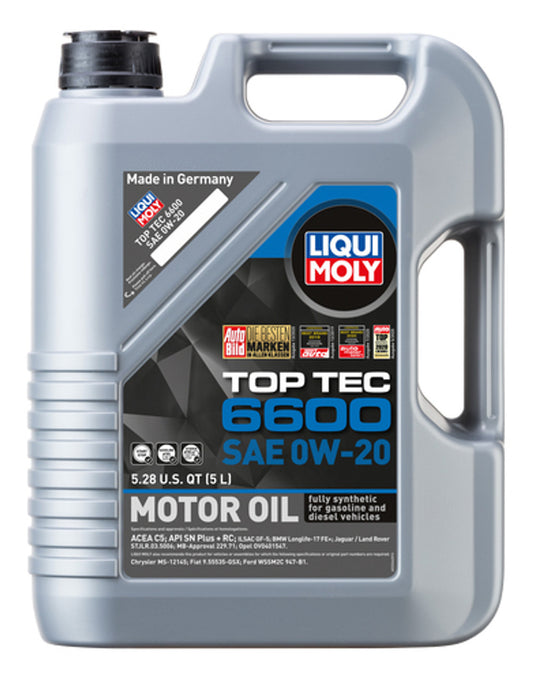 Liqui Moly 22046 5 L 0W-20 6600 Top Tec Motor Oil