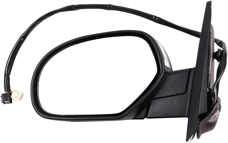 ECCPP Left Driver Side Mirror Towing Chrome Mirror Replacement Fit For 2007-2013 For Chevy Avalanche Silverado Suburban Tahoe For GMC Sierra Yukon Power Heated Turn Signal GM1320435
