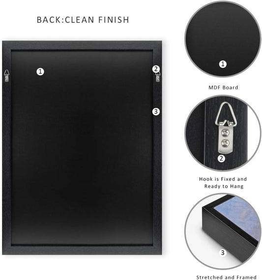 INVIN ART Framed Canvas Giclee Print Art The Hallucinogenic Toreador by Salvador Dali Wall Art(Black Slim Frame,24"x32")