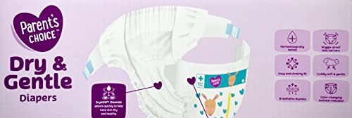 Parent's Choice Dry & Gentle Diapers, Size 6, Pack of 132