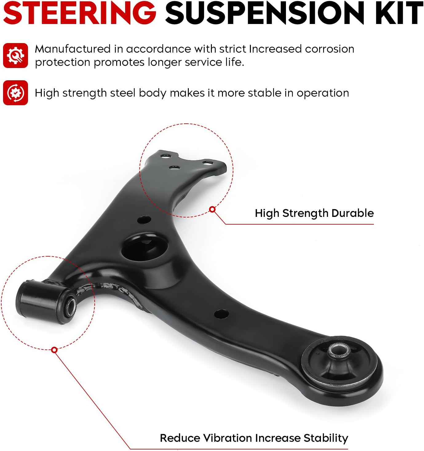 TadaMark Front Lower Control Arm with Ball Joint