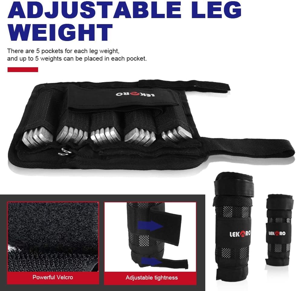 Lekaro Adjustable Training Fitness Weighted Set (DOES NOT include weights)