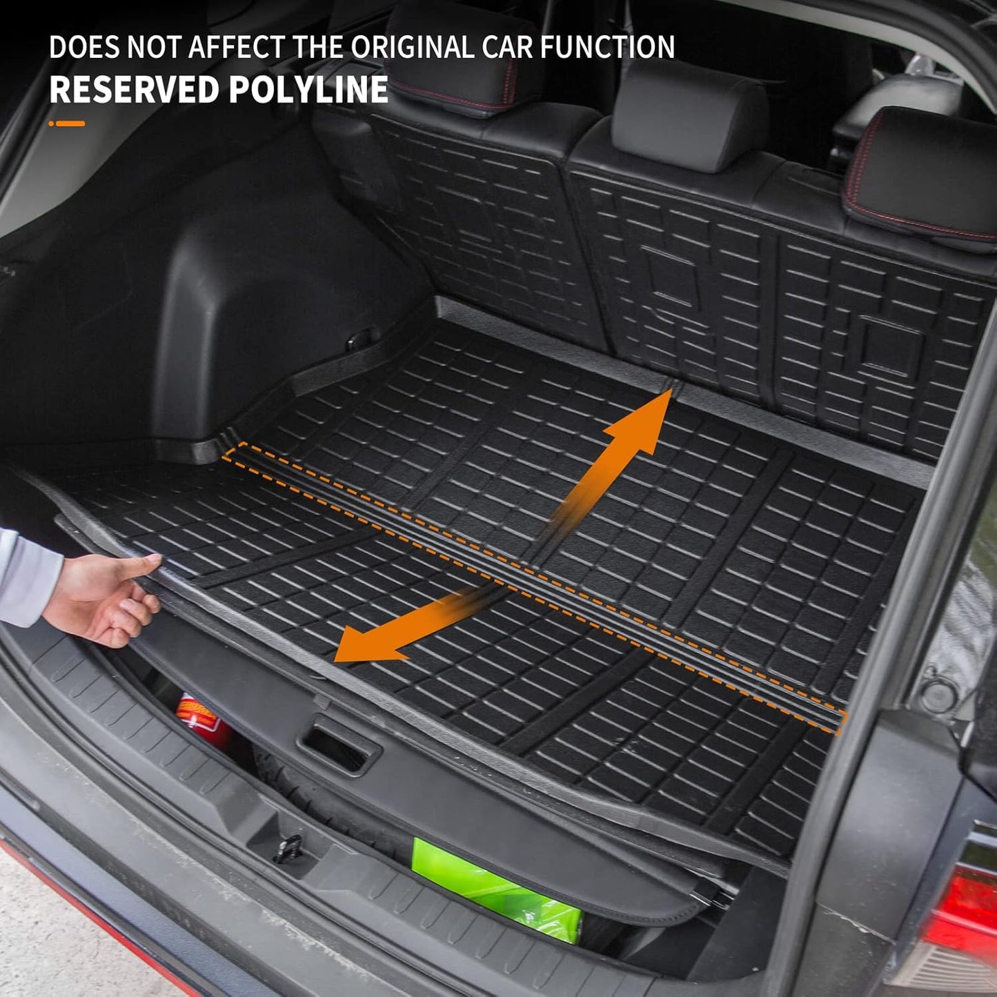 Floor Mats Compatible with 2019-2025 Toyota Rav4 Cargo Mat Trunk Mat Back Seat Cover Protector All Weather TPE Trunk Liner 2024 Rav4 Accessories