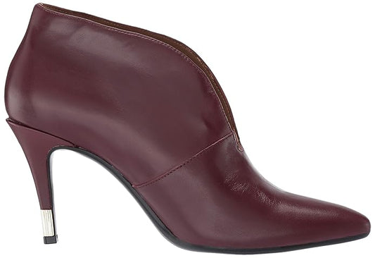 Aerosoles Women's Idealist Ankle Boot, Wine Leather- Size 8.5