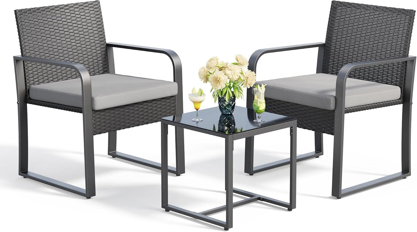 Gizoon 3 Piece Patio Bistro Set