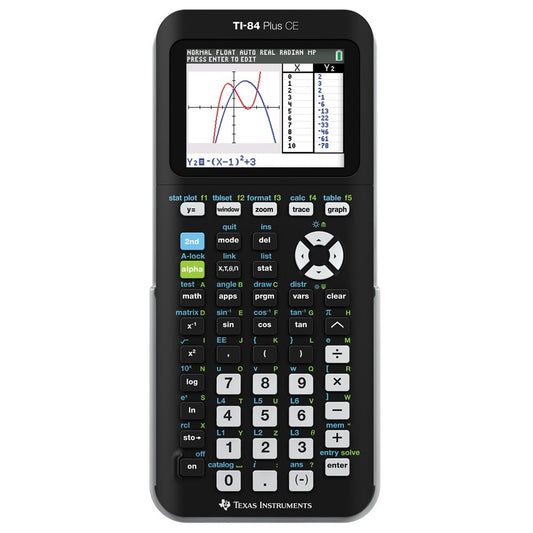 Texas Instruments 84 Plus CE Graphing Calculator 4.5x7.63"
