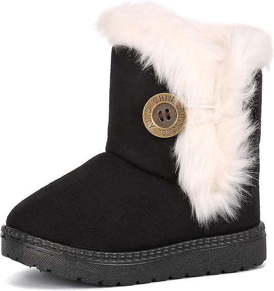 Femizee Girls Warm Winter Boots Size 35 (size 5)