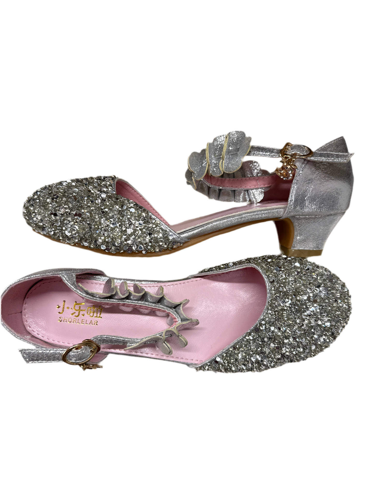 Shorelear Silver Glitter Shoes Size 36 (5.5 US)