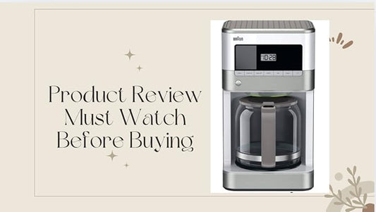 USED-Braun BrewSense 12-Cup Drip Coffee Maker KF6050WH