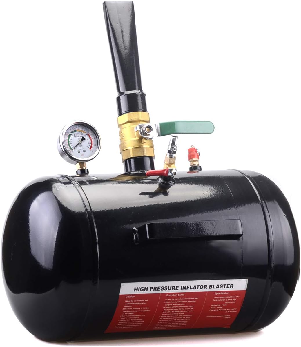 Air Tire Bead Seater (5 Gallon) Blaster Tool Seating Inflator Truck ATV 145PSI