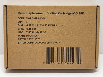 Chillwell Cooling Cartridge CWRDIGF-MO48 Replacement Water Tank
