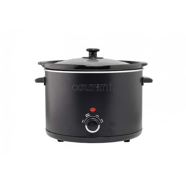 USED-Crock-Pot 7-Quart Oval Slow Cooker Black