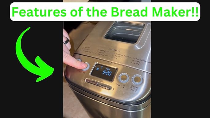 USED-Cuisinart Compact Automatic Bread Maker Stainless Steel