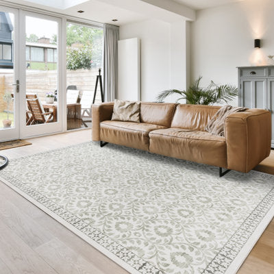 Gertmenian Esme Rustic Floral Sage Area Rug 9x13