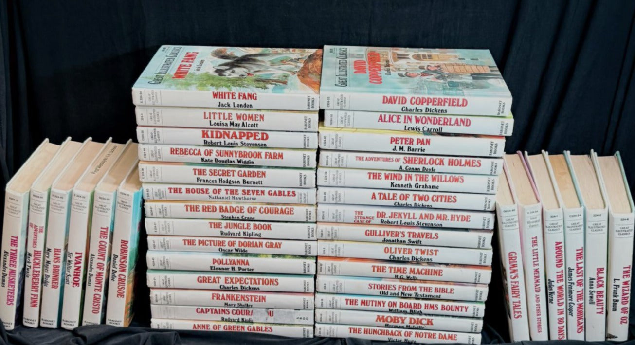 GREAT ILLUSTRATED CLASSICS - 40 BOOK SET