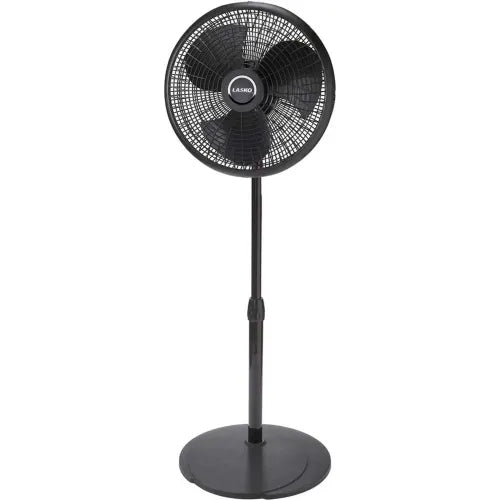 Lasko 16" Performance Oscillating Pedestal Fan with 3 Speeds, 2527, Black