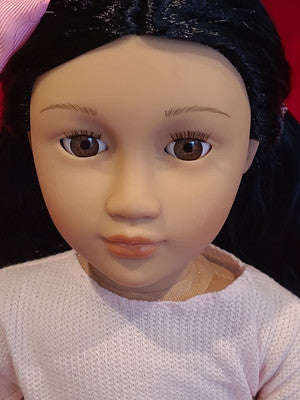 Our Generation Jin & Charm 18" Doll & Pet Set