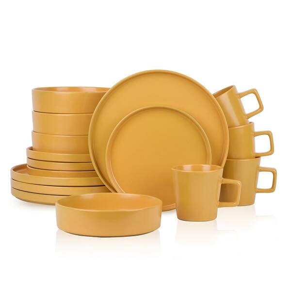Stone Lain Jamie Porcelain Dinnerware Set 16 Piece Pack of 16