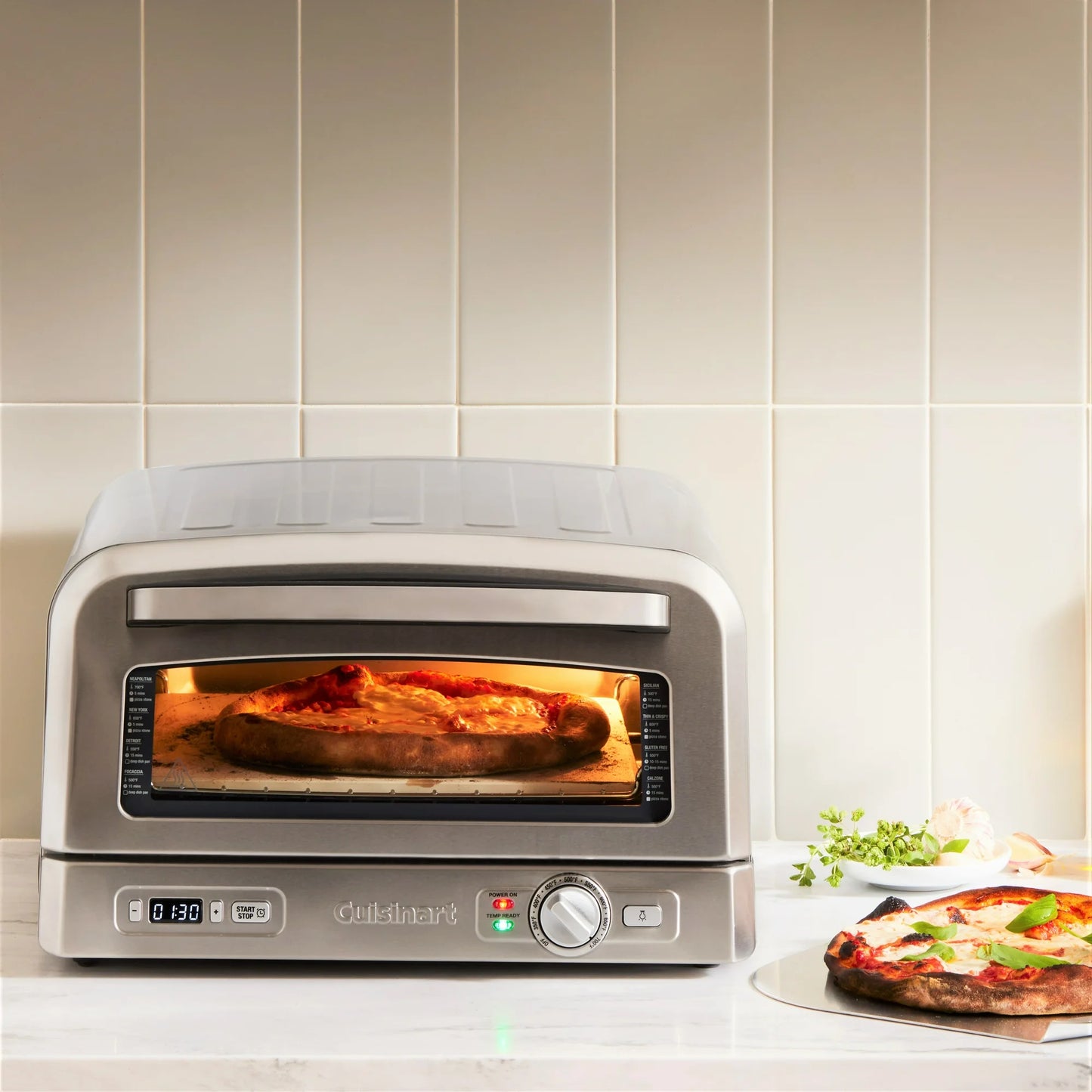 Cuisinart Indoor Metal Pizza Oven Matte Silver