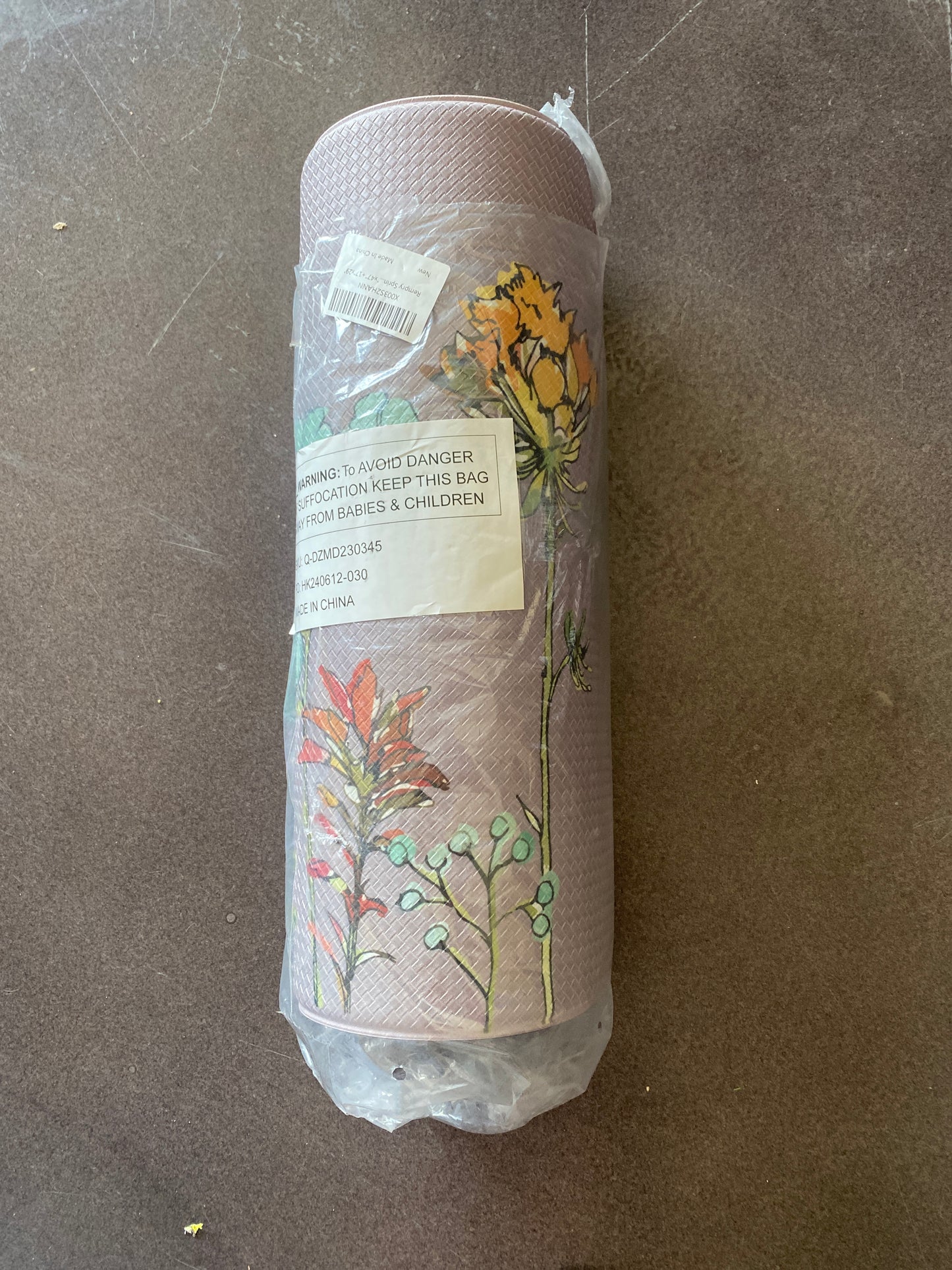 Rempry Kitchen Mat, Colorful Flowers , Non Slip Cushioned Anti-Fatigue Floor Mat for Kitchen Sink Office 47" x 29"