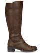 Easy Street Jewel Wide-Calf Riding Boots, Brown - Size 7