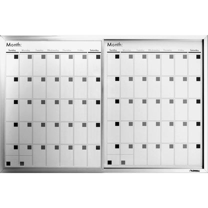 Lorell Magnetic Dry-Erase Calendar Board