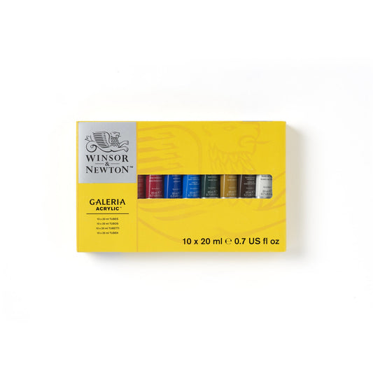 Winsor & Newton Galeria Acrylic Paint 20ml Set of 10