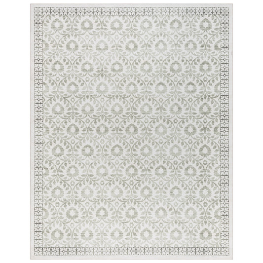 Gertmenian Esme Rustic Floral Sage Area Rug 9x13