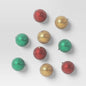 Wondershop 9ct Christmas Ornament Set 100mm - Iced Colors