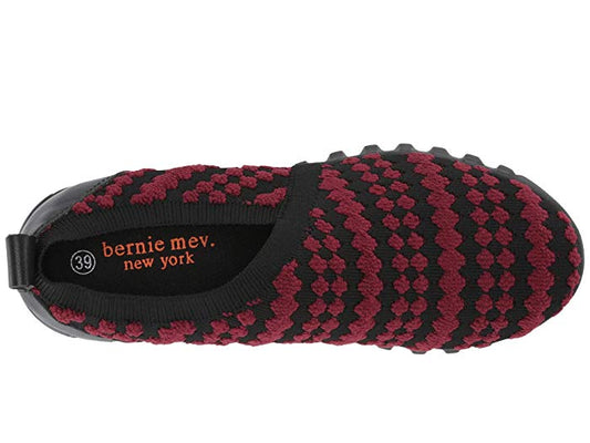 Bernie Mev. Amie Women's Shoes, Black Burgundy, Size 35