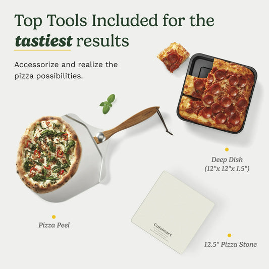 Cuisinart Indoor Metal Pizza Oven Matte Silver