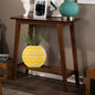 Baxton Studio Sacramento Console Table Dark Walnut