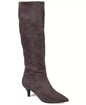 Journee Collection Women's Vellia Boots, Grey, Size 6.5