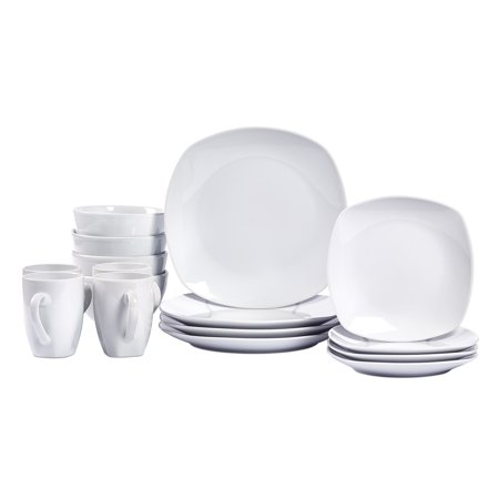 Tabletops Gallery Logan 16 Pc Ash White Set