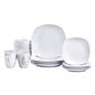 Tabletops Gallery Logan 16 Pc Ash White Set