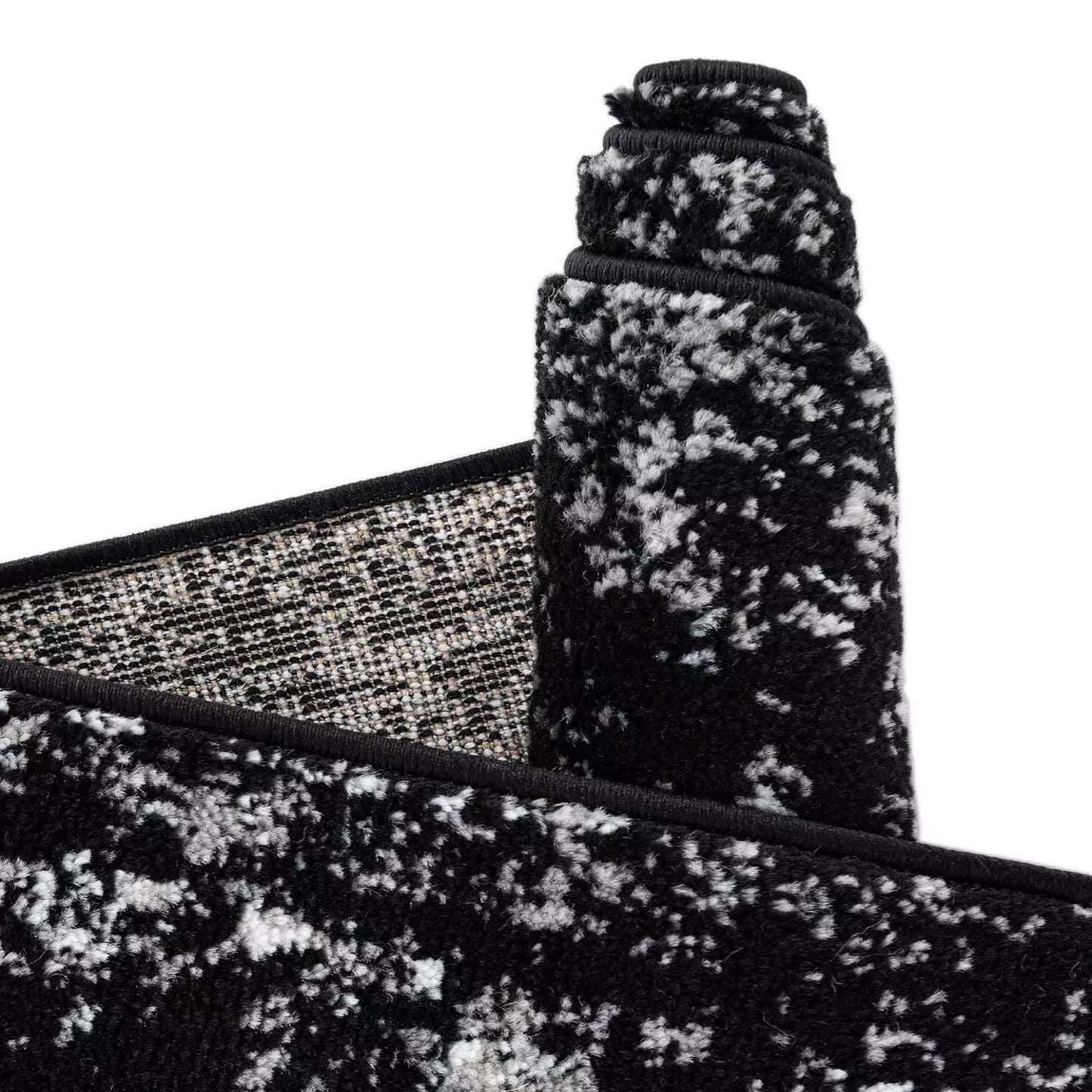 Unique Loom Casino Sofia Rug 8' x 11' - Black