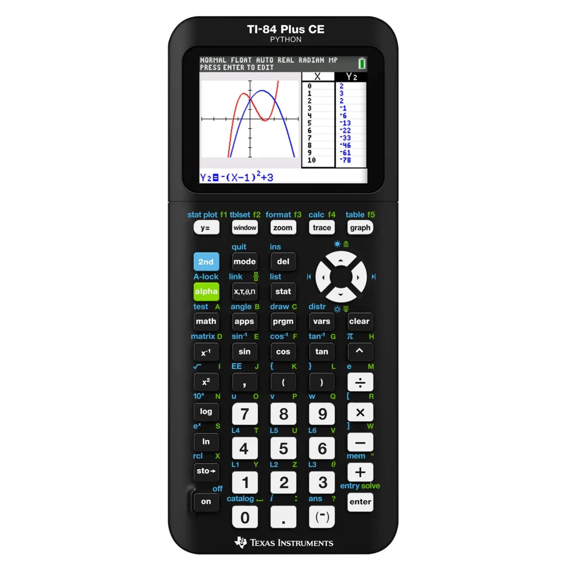 Texas Instruments TI-84 Plus CE Python Graphing Calculator
