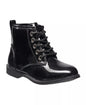 Lucky Brand Kristen Combat Boot Black size 13 US