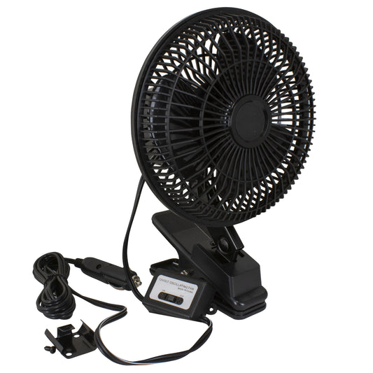 AutoDrive 12-Volt 6" Car Clip-On Dash Mount Fan, 1 Each