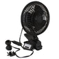 AutoDrive 12-Volt 6" Car Clip-On Dash Mount Fan, 1 Each