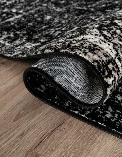 3' x 5' 3 Monte Carlo Rug (Black)