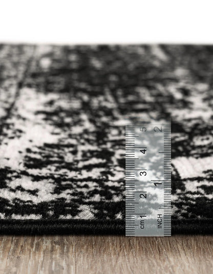 3' x 5' 3 Monte Carlo Rug (Black)