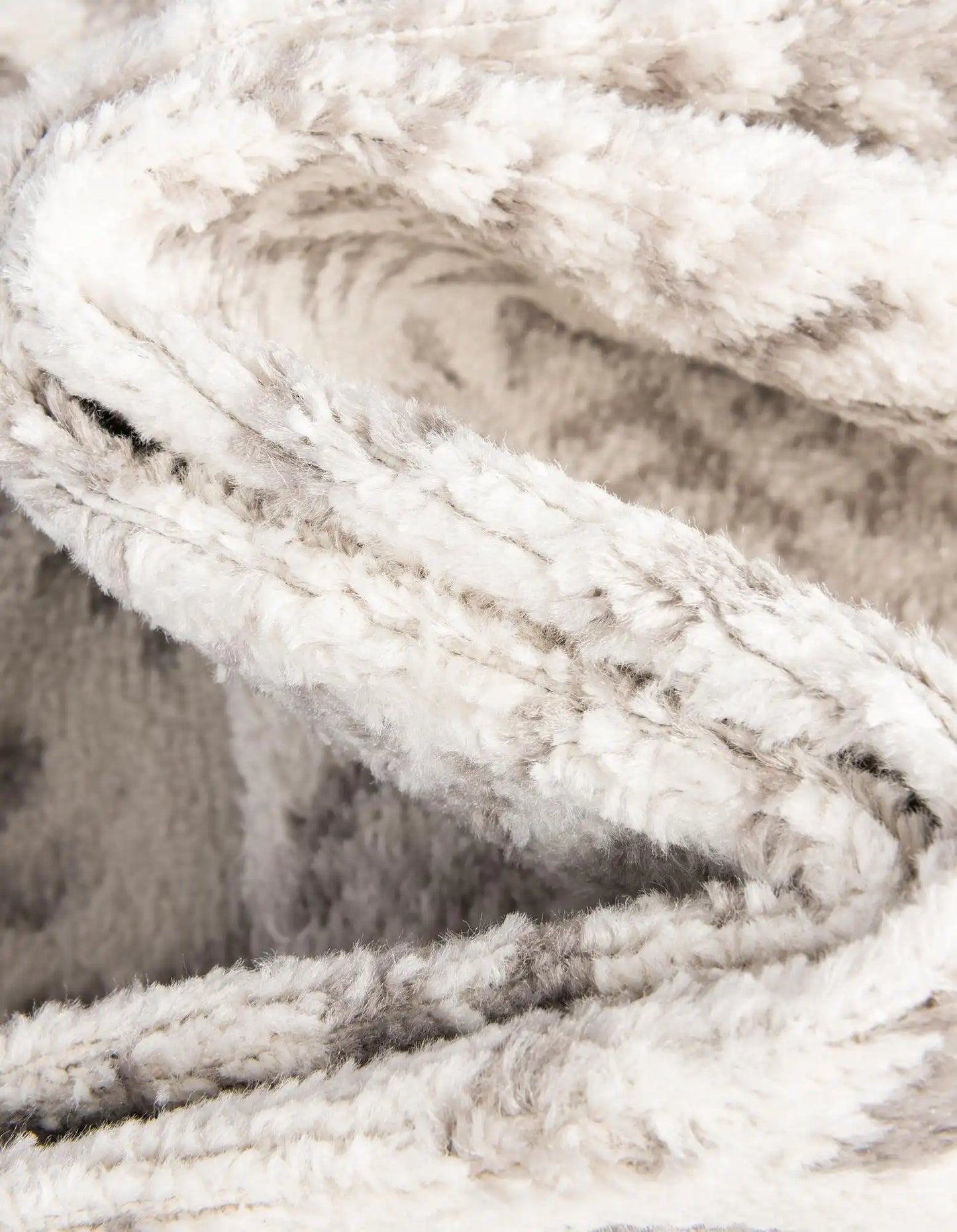 Unique Loom Grey/Ivory  5' 3 x 8' Oxford Oval Rug