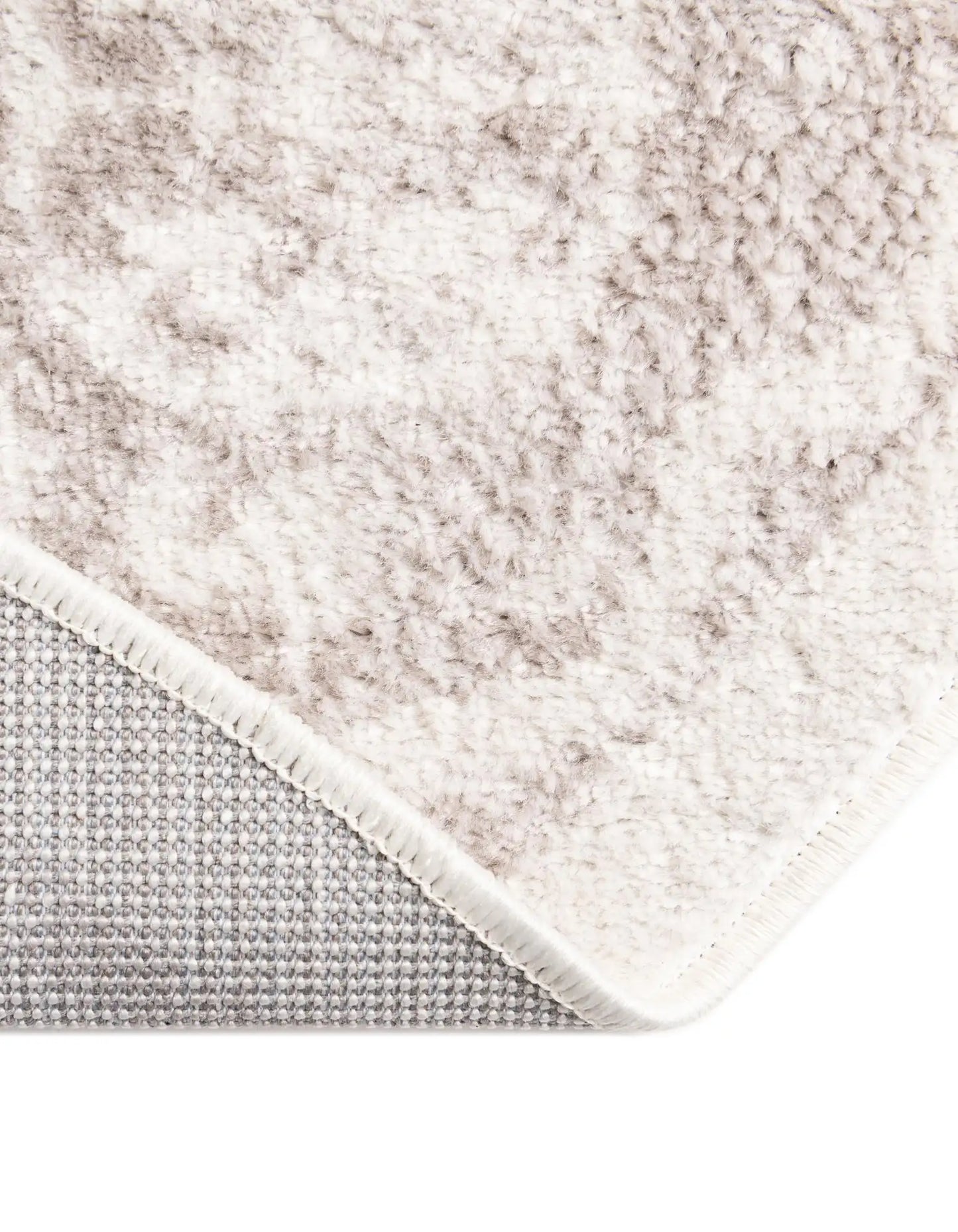 Unique Loom Grey/Ivory  5' 3 x 8' Oxford Oval Rug