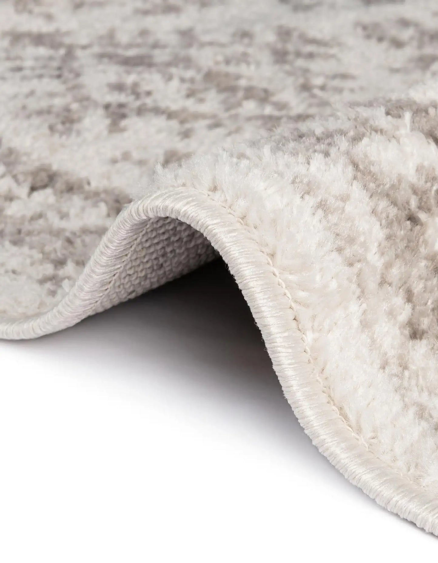 Unique Loom Grey/Ivory  5' 3 x 8' Oxford Oval Rug