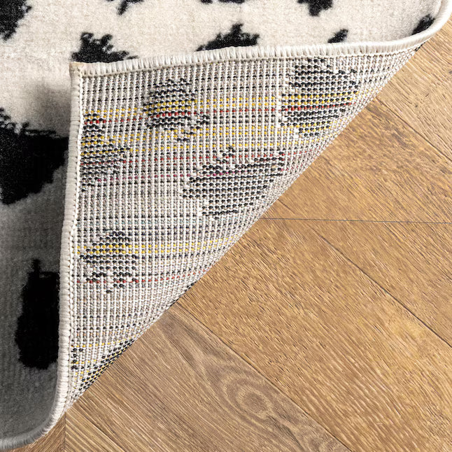 nuLOOM Creek Loomed Beige Rectangular Indoor Animal print Area rug 5 x 8 (ft)